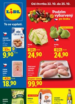 Lidl leták od čtvrtka 22.10.