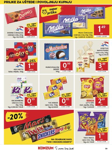 Katalog Konzum - Konzum vrijedi od 14.10. do 20.10. - stranica 39