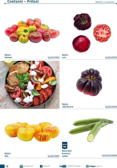 Katalog Metro - Metro - Poslovna rješenja - Trattoria vrijedi od 04.03. do 31.12. - stranica 58