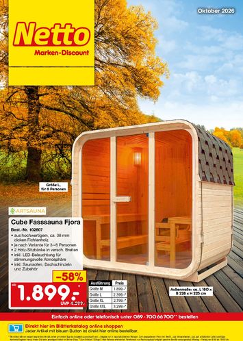 Prospekt Netto - Netto Marken Discount - Online-Angebote Oktober gültig ab 01.10. bis 31.10. - seite 1