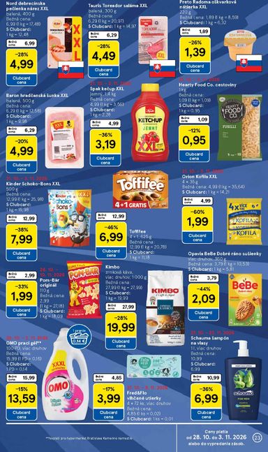 Leták Tesco - Tesco od 28.10. do 03.11. - strana 23