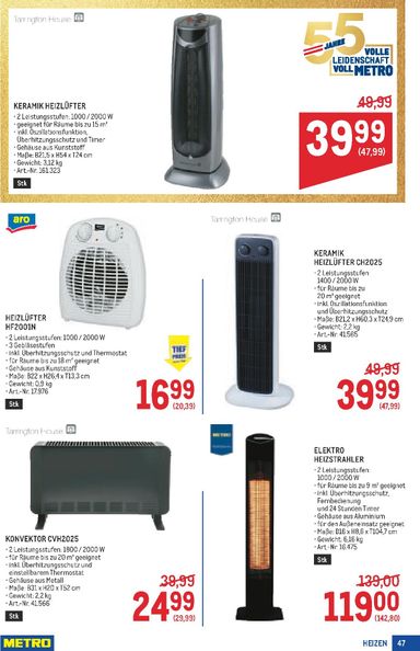 METRO-Flugblatt - Metro - Profi gültig ab 29.10. bis 11.11. - seite 47