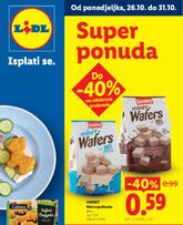 Lidl - Super ponuda katalog vrijedi od ponedjeljka 26.10.2026
