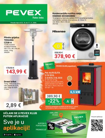 Katalog Pevex - Pevex vrijedi od 22.10. do 17.11. - stranica 1