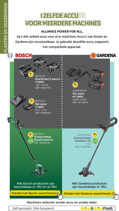 Folder Brico - Brico - Tuin catalogus van 01/03 tot 31/12 - side 138