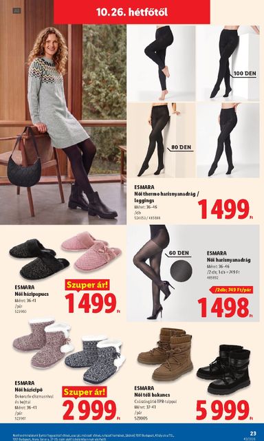 Akciós újság Lidl - Lidl - Nonfood érvényes 10.22.-tól 10.28.-ig - 23 oldal