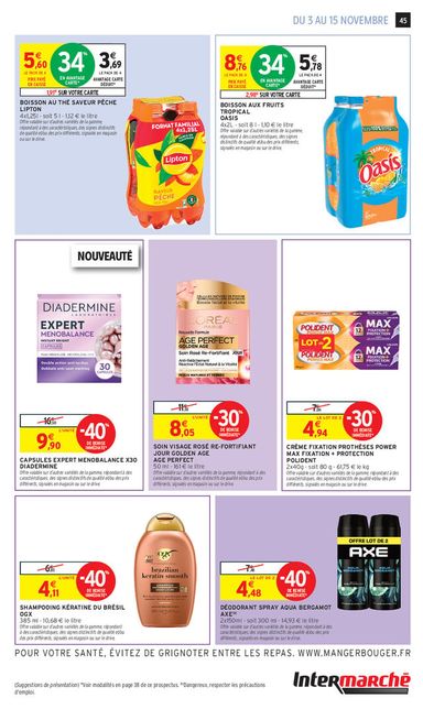 Catalogue Intermarché - Intermarché valable dès le 03/11 au 15/11 - page 45