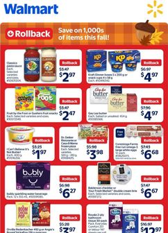 Walmart flyer from Thursday 10-15