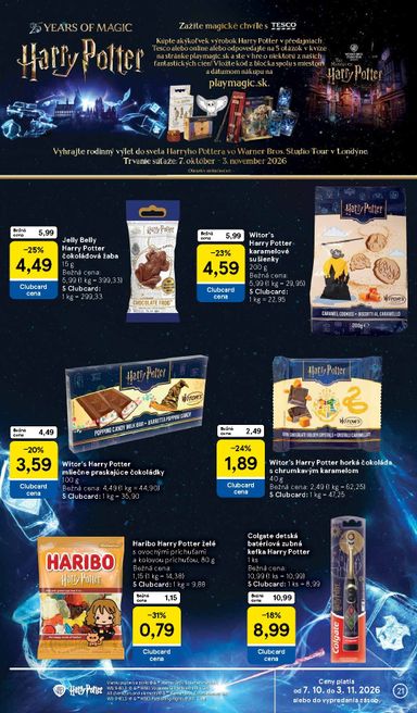Leták Tesco - Tesco supermarket od 21.10. do 27.10. - strana 21