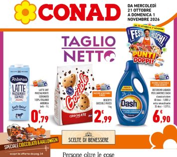 Volantino Conad - Conad valido dal 21/10 al 01/11 - pagina 1
