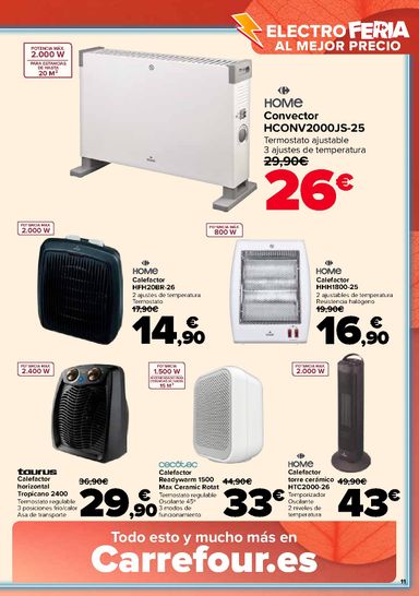 Folleto Carrefour - Carrefour - Electro Feria del 27/10 al 10/11 - página 11
