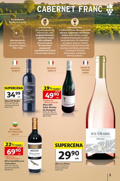 Leták Auchan Poľsko - Hipermarket Auchan Poľsko - Katalog Wino od 05.10. do 31.10. - strana 3