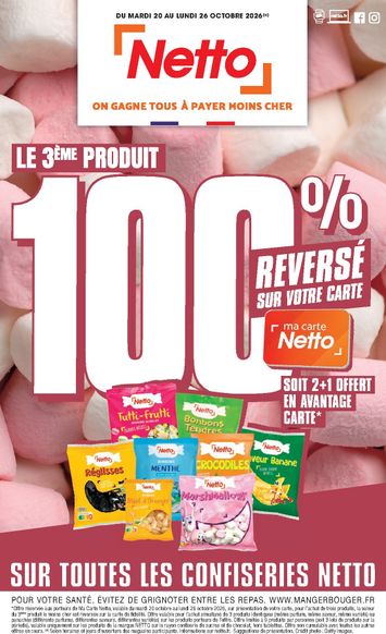Catalogue Netto - Netto valable dès le 20/10 au 26/10 - page 1