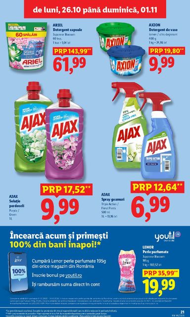 Catalogul Lidl - Lidl de la 26.10. până la 01.11. - pagina 21
