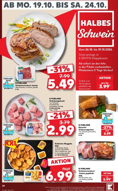 Prospekt Kaufland - Kaufland gültig ab 19.10. bis 24.10. - seite 20