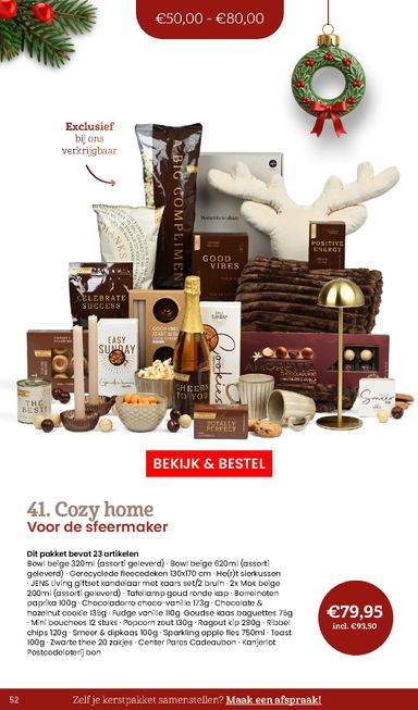 Folder Makro - Makro - Kerstpaketten catalogus van 20-10 tot 31-12 - side 52