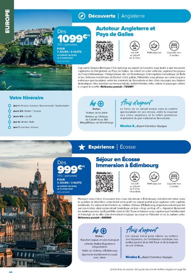 Catalogue Carrefour - Carrefour - Séjours & Circuits valable dès le 14/08 au 31/03 - page 46