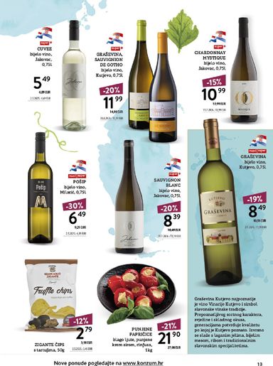 Katalog Konzum - Konzum - Vinoteka vrijedi od 12.10. do 25.10. - stranica 13