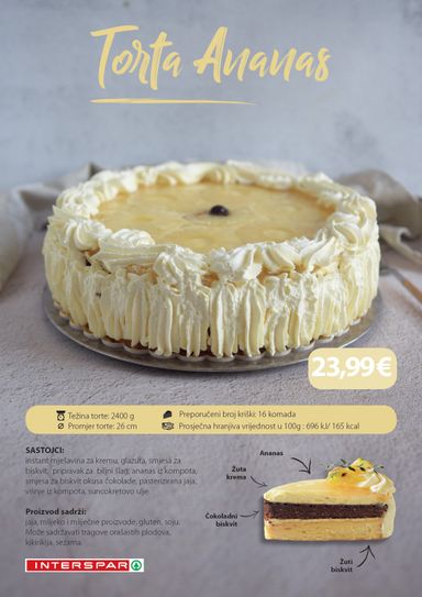 Katalog SPAR - SPAR - Torte vrijedi od 19.01. do 31.12. - stranica 4