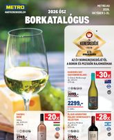 Metro - Őszi borkatalógus, érvényes csütörtöktől 2026.10.01.