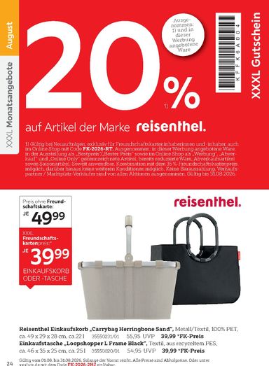Prospekt XXXLutz - XXXlutz - Freundschaftskartenjournal gültig ab 01.08. bis 31.01. - seite 24