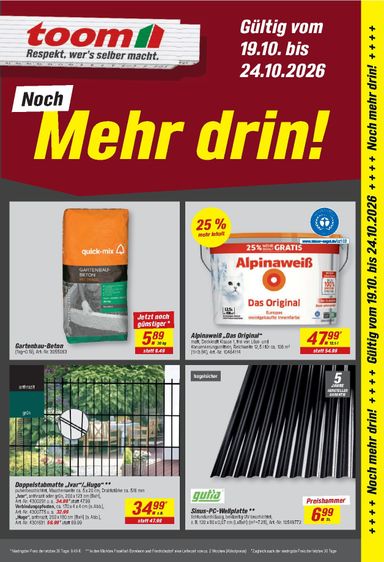 Prospekt toom - Toom gültig ab 12.10. bis 24.10. - seite 25
