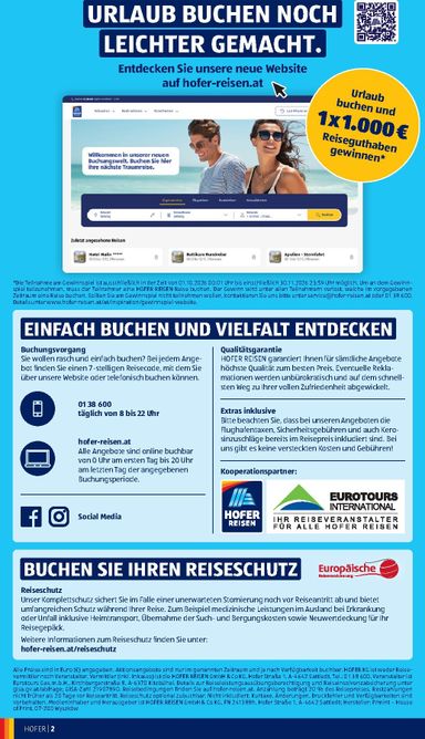 HOFER-Flugblatt - HOFER - Reisen Katalog gültig ab 30.09. bis 27.10. - seite 2