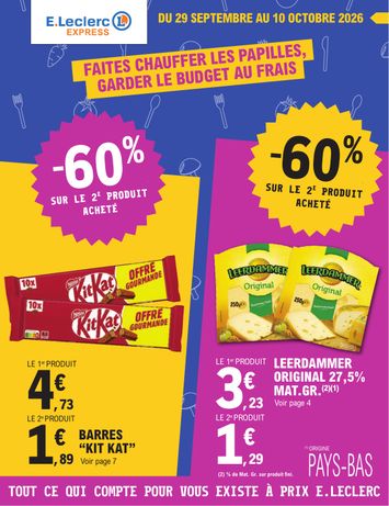 Catalogue E.Leclerc - E.Leclerc - Express valable dès le 29/09 au 10/10 - page 1