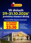 Biedronka Poľsko - Otwarci dłużej 29-31.10