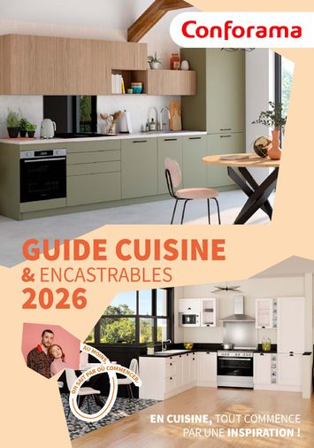 Catalogue Conforama - Conforama - Guide Cuisine valable dès le 01/03 au 31/12 - page 1