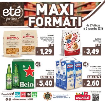 Volantino Eté - Eté - Prime valido dal 23/10 al 02/11 - pagina 1