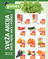 Gomex - Sveža akcija važi od srede 21.10.2026