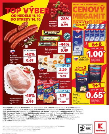 Leták Kaufland - Kaufland od 08.10. do 14.10. - strana 86