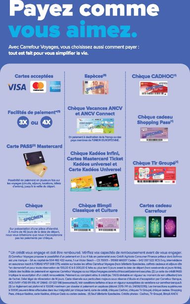Catalogue Carrefour Market - Carrefour Market - Voyages valable dès le 22/01 au 31/12 - page 59