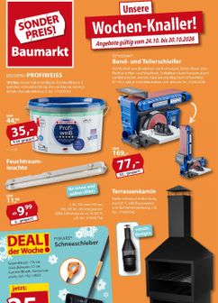 Sonderpreis Baumarkt-Prospekt von Samstag 24.10.