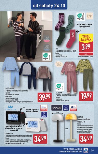 Gazetka ALDI - ALDI - Artykuły przemysłowe i tekstylia od 21.10. do 24.10. - strona 15
