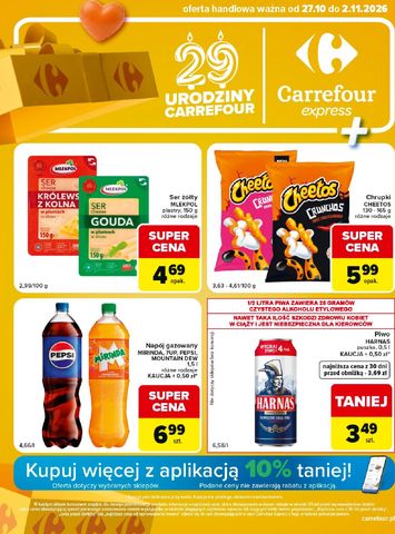 Gazetka Carrefour - Carrefour - Express 2 od 27.10. do 02.11. - strona 1