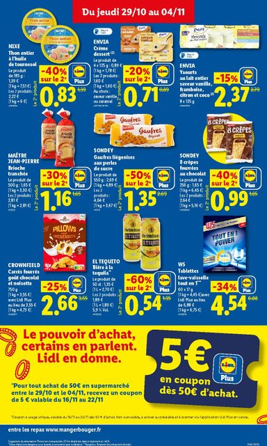 Catalogue Lidl - Lidl valable dès le 29/10 au 04/11 - page 17