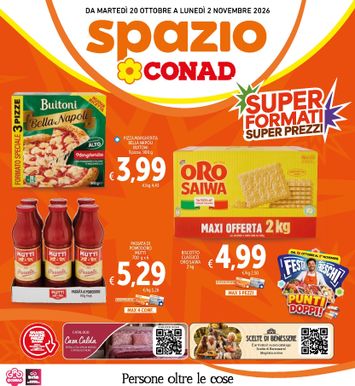 Volantino Spazio Conad - Spazio Conad - Super Formati Super Prezzi valido dal 20/10 al 02/11 - pagina 1