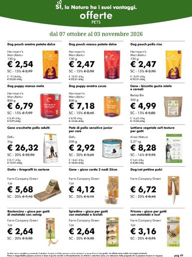 Volantino NaturaSì - NaturaSì valido dal 07/10 al 03/11 - pagina 49