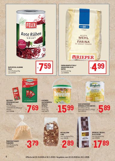 Volantino METRO - Metro - Offerte Alto Adige valido dal 22/10 al 18/11 - pagina 6