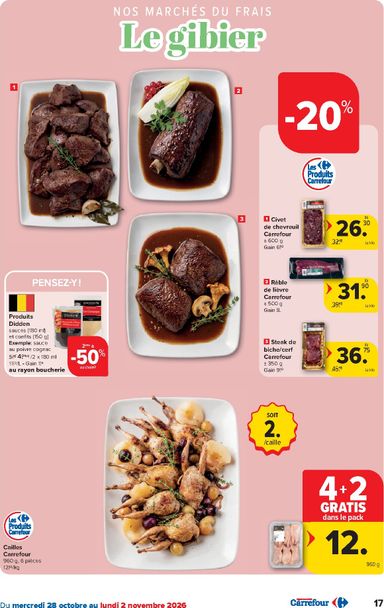 Folder Carrefour - Carrefour Hypermarchés van 28/10 tot 09/11 - side 17