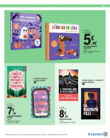 Catalogue E.Leclerc - E.Leclerc - Nos promos du moment valable dès le 13/10 au 24/10 - page 41