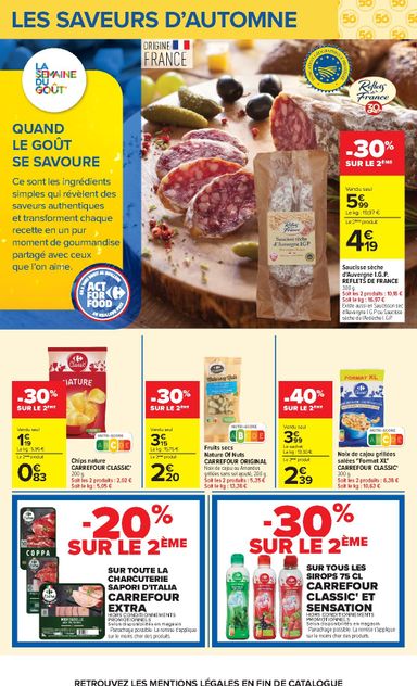 Catalogue Carrefour - Carrefour valable dès le 13/10 au 26/10 - page 20