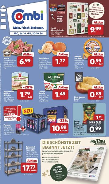 Prospekt Combi - Combi gültig ab 26.10. bis 30.10. - seite 1