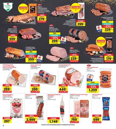 Akciós újság INTERSPAR - INTERSPAR érvényes 10.22.-tól 10.28.-ig - 4 oldal