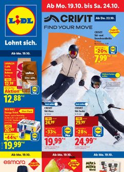 Lidl-Prospekt von Montag 19.10.
