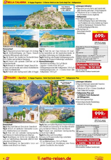 Prospekt Netto - Netto Marken Discount - Reisen gültig ab 15.10. bis 31.10. - seite 4
