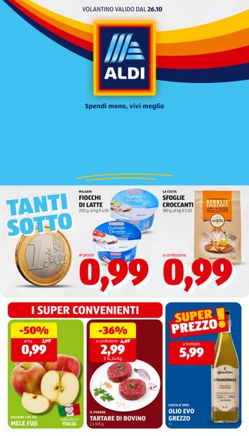 Volantino ALDI - ALDI valido dal 26/10 al 01/11 - pagina 1