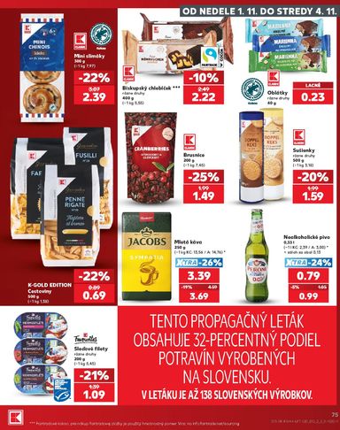 Leták Kaufland - Kaufland od 29.10. do 04.11. - strana 75